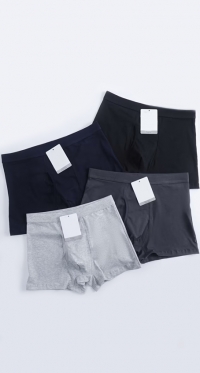 Plain men's boxer