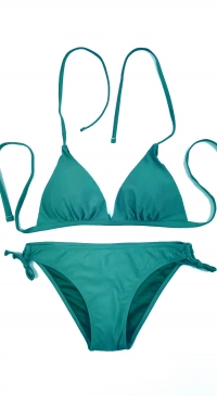 Green 2-piece swimsuit