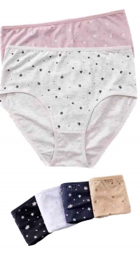 Printed cotton panties