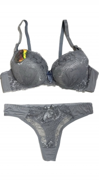 Soutiens gorge push-up bonnet B gris