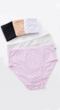 cotton printed briefs