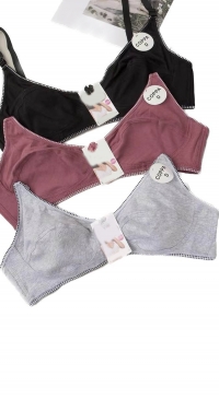 Plain color padded bras,