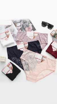 Plus size lace panties