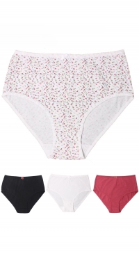 Pack print cotton panties