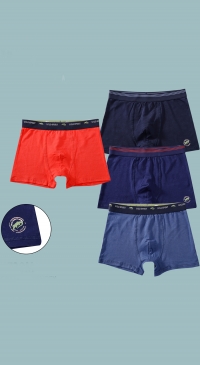 Plain men's boxer shorts