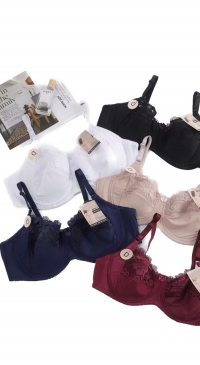 Packs of D cup bras without foam
