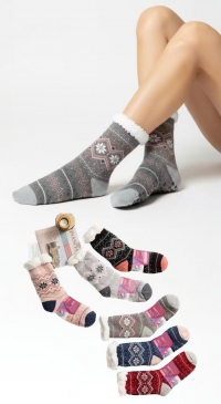 Women's stuffed Christmas socks