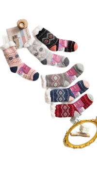 Women's stuffed Christmas socks