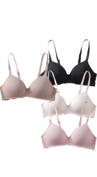 Invisible underwired bra, C cup