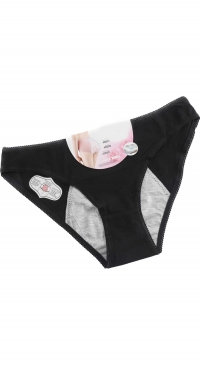 Black menstrual panties