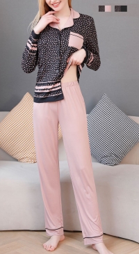 Flowy 3-piece pajamas