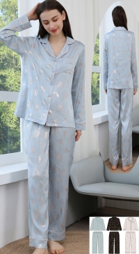 Women's spring printed pajamas