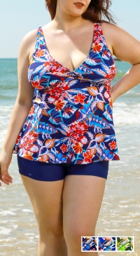 Floral Print Tankini