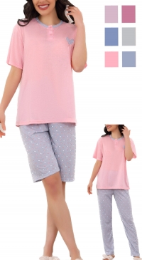 3-piece spring-summer pajamas