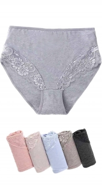 Plus size panties with lace (from L to XXXL)