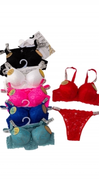 B cup bra and tanga set