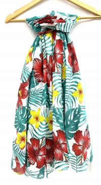 Exotic printed cotton beach pareo
