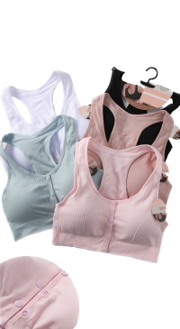Foam bras with front opening and snaps (from L to XXL)