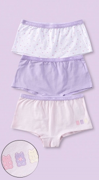 Girls' briefs coton fabrics