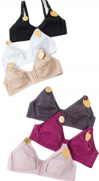 D cup bra without padding front opening