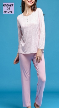 Women's off-season pajamas MAUVE