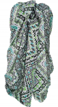 Ethnic print beach pareo