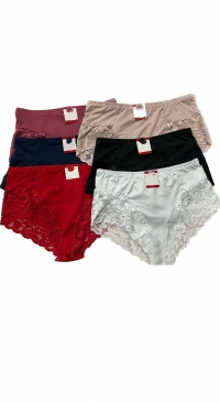 Large size lace lycra panties