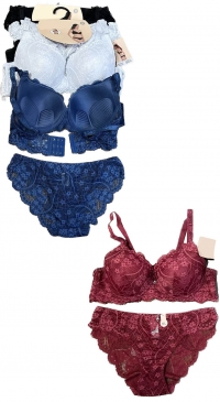 C cup lace culotte set