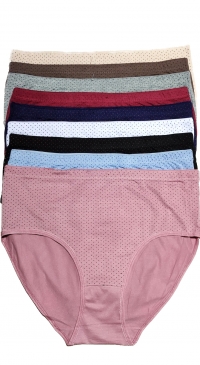 Plus size polka dot printed panties