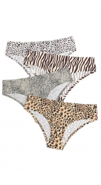 Seamless leopard print panties