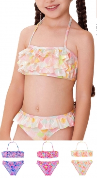 Girls' Printed 2-Piece Bikini