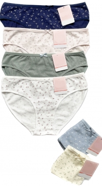 Printed cotton panties