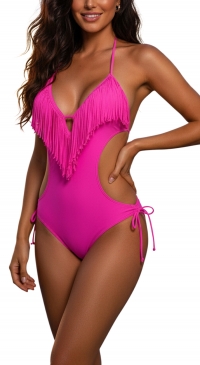 Fringed swimsuit