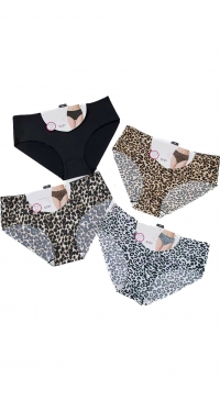 Leopard print seamless panties