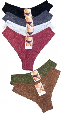 Wholesale Brazilian Cut Lace Thongs