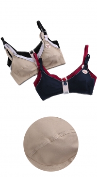 B-cup cotton non-foam bra