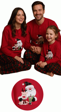 Fleece winter Christmas pajamas S to XXXL