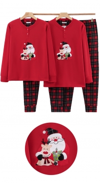 Fleece winter Christmas pajamas S to XXXL