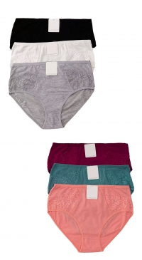 Plus size lace panties