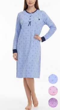 Fleece nightgown with pocket S M L