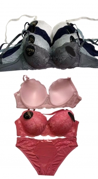C cup bra with matching panties