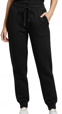 Black unisex cotton trousers (S to XXL)