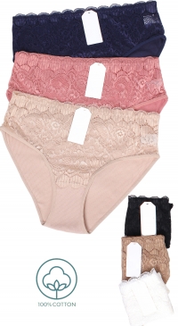 Plus size cotton briefs with elastane L XL XXL