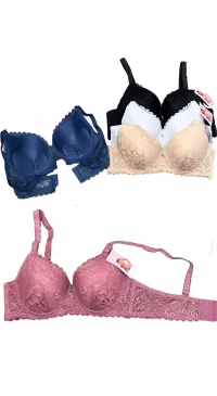 Lace push-up bra, C cup