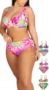 Tie-dye swimsuit, sizes 44-46-48-50-52