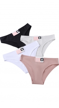 Cotton panties with smooth, hem-free seams S/M-L/XL
