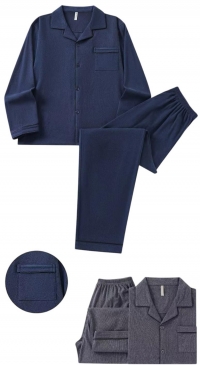 Men's autumn-winter pajamas M L XL 2XL 3XL