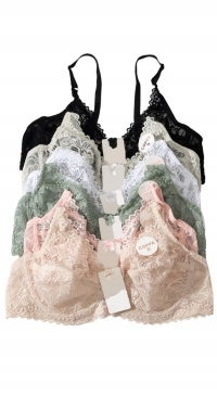 Wired lace bra (D-cup)