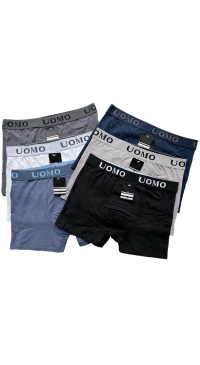 Men's boxer shorts, solid colors, assortment S, M, L