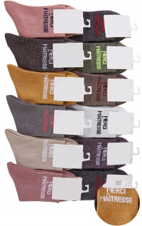 Glittery printed socks with 'Thank you, teacher' message